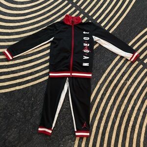 Jordan Kids Matching Set - Black, Red, White